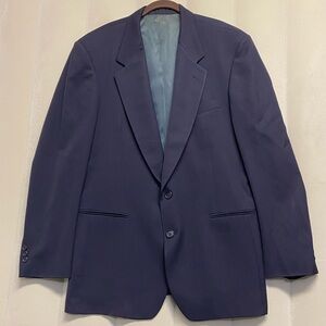 Vintage Nino Cerruti Rue Royale Men’s Blazer Jacket 100% Pure Wool Navy